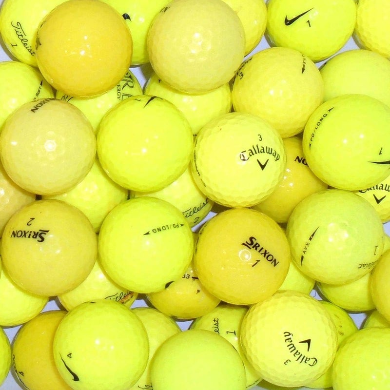 Yellow Dog كرات جولف صفراء من علامة تجارية مميزة 50 حبة (50BKT-PLYL-3-COM) ، مقاس واحد - Image 4